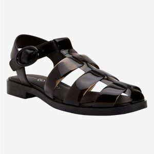 Katy Perry The Geli Fisherman Jelly Sandal Black | Like New